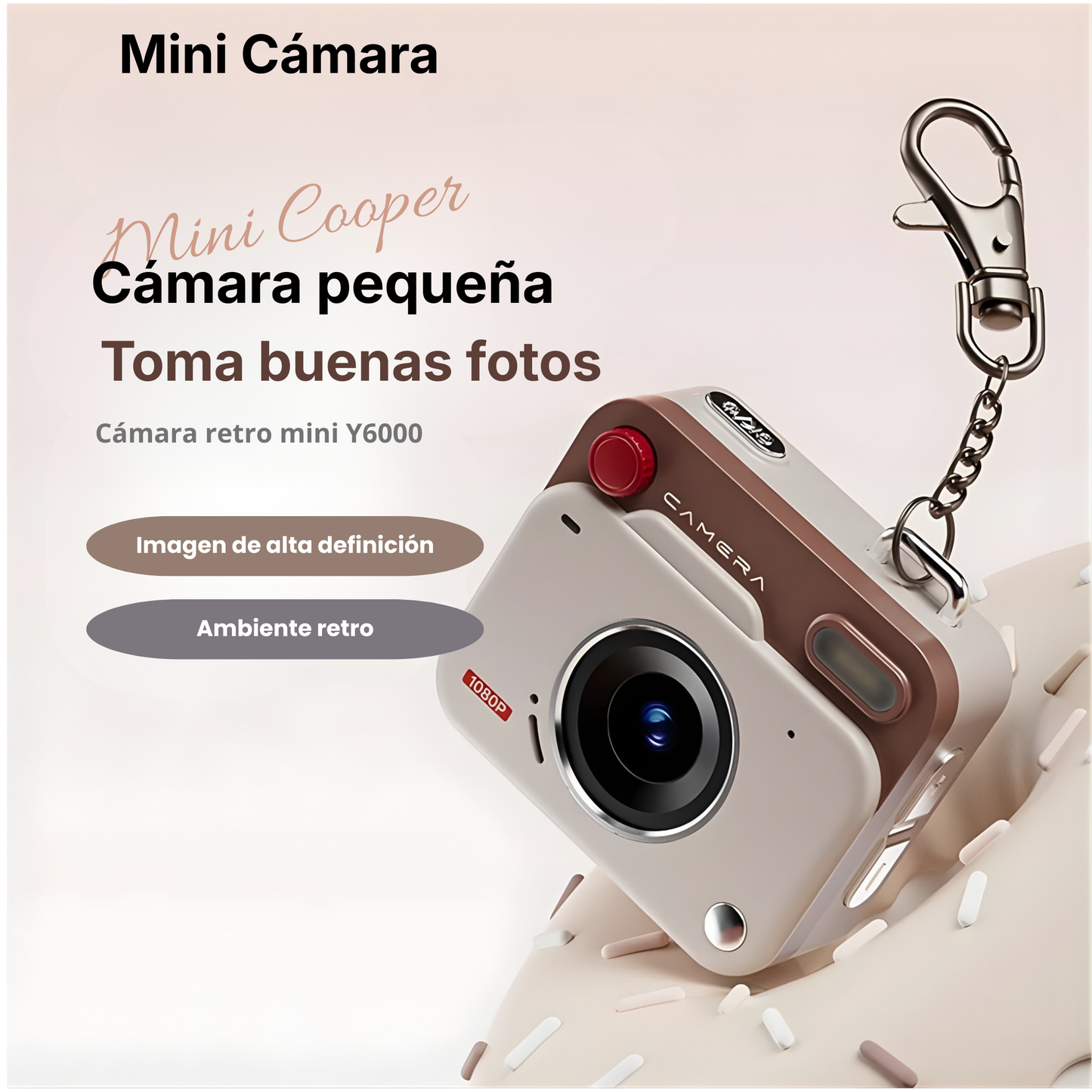 Mini Cámara HD Y6000